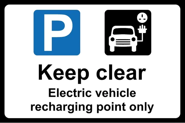 Caledonia Signs EV Charging Point Sign