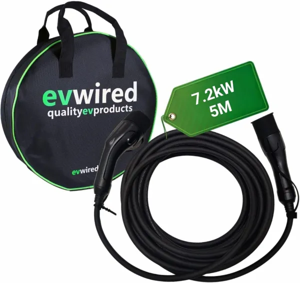 EV Wired Type 2 to Type 2 Cable